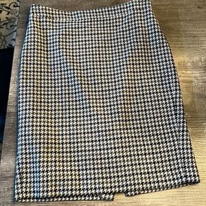 JCrew Houndstooth Skirt